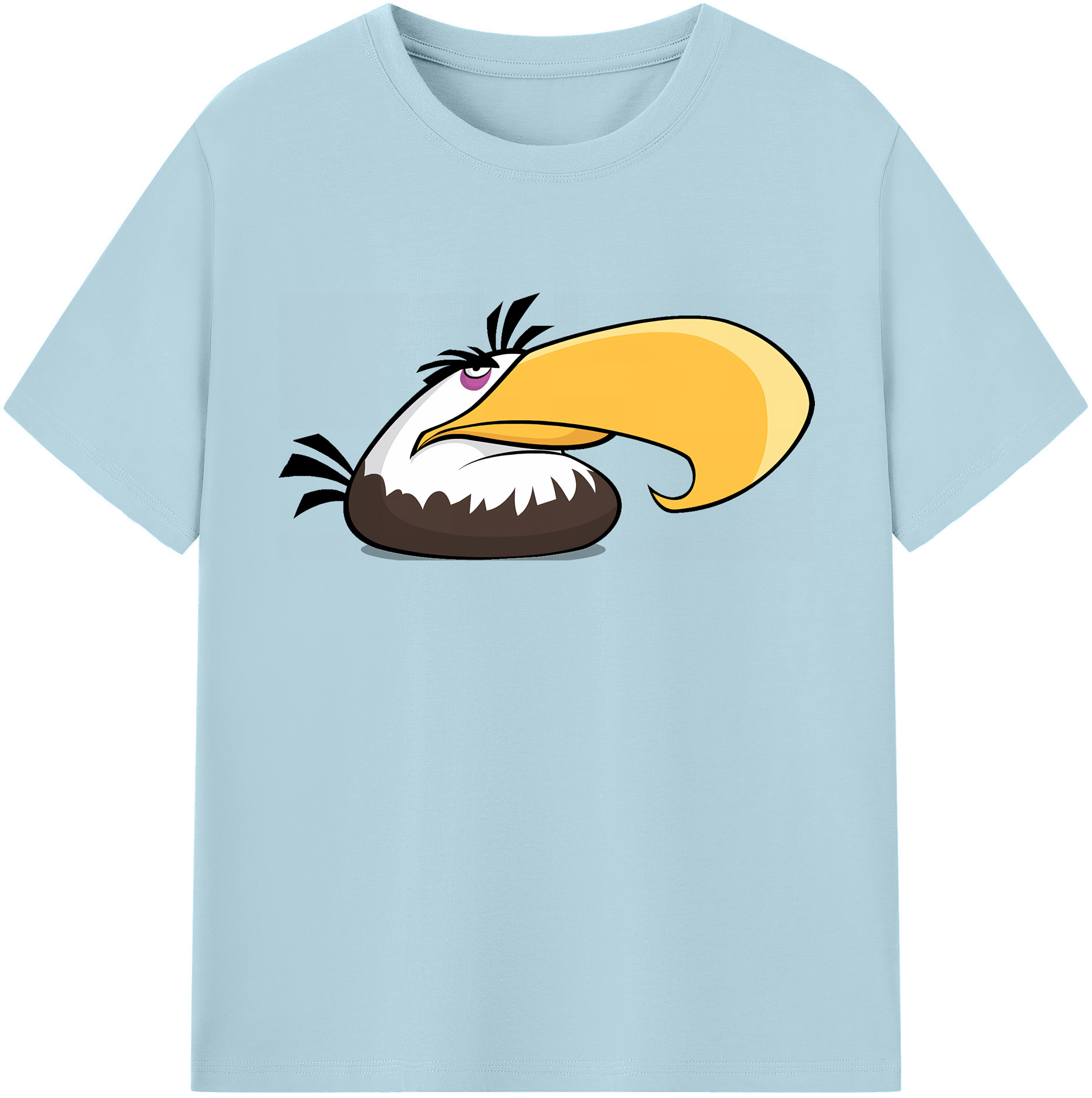 （画像用） Angry Birds アングリーバード 綿100％半袖Tシャツ（フロントプリント）